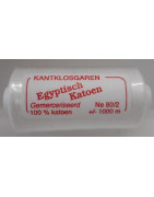 Coton égyptien 80/2 blanc optique 1000m