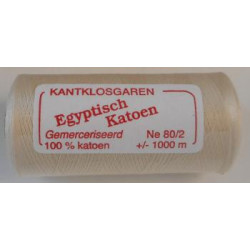 Coton égyptien 80/2 Ecru 1000m