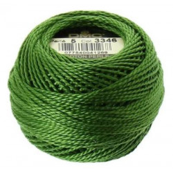 Coton perlé n°5 Vert 3346