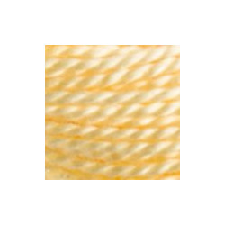 Coton Perlé n°12 écheveau de 300 m Jaune Pâle 745