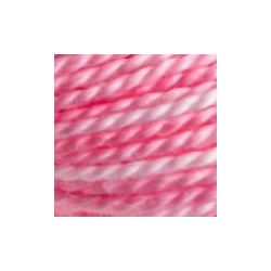 Coton Perlé n°12 écheveau de 300 m rose dégradé 4180