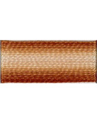 Coton perlé n°8 ref 105 marron dégradé