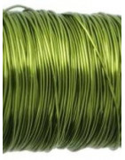 Fil Déco Verni 0,3 mm Vert olive  50 m