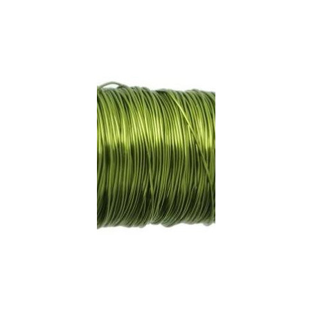 Fil Déco Verni 0,3 mm Vert olive  50 m