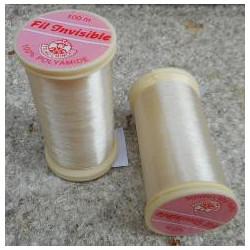 Fil invisible 130 deniers 100% polyamide 100m
