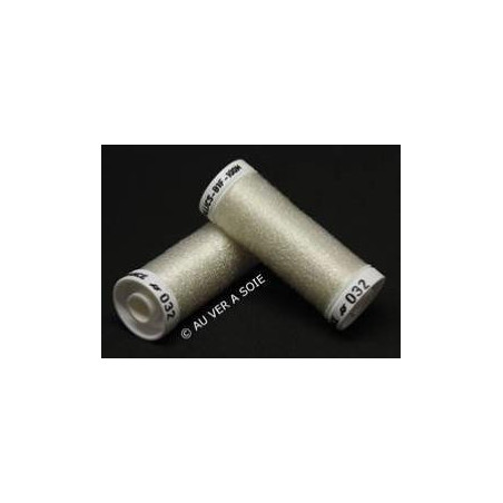 Fil métallisé Au Sextant blanc 32