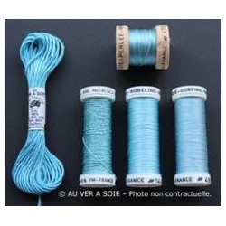Pack Découverte Au Ver à Soie Gobelins et Surfine - Bleu Clair