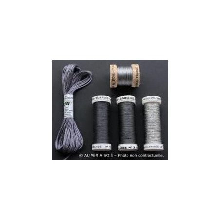 Pack Découverte Au Ver à Soie Gobelins et Surfine - Gris