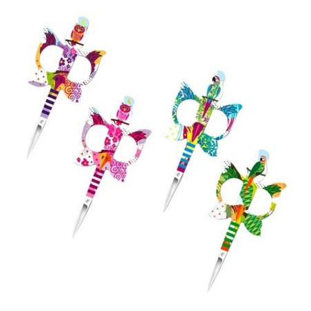 Ciseaux de broderie fantaisie - Perroquet ou chouette