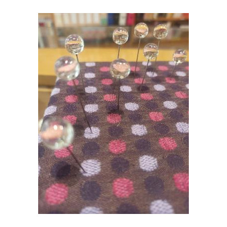 Epingle d'amour verre