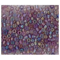 Perles de rocaille 2mm violet irisé (5g)