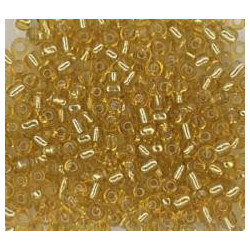 Perles de rocaille 2mm doré topaz (5g)