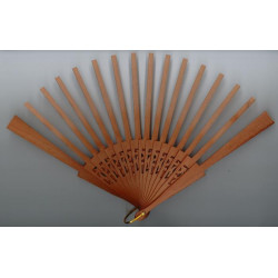 Eventail 10.5 x 23 cm poirier ajouré