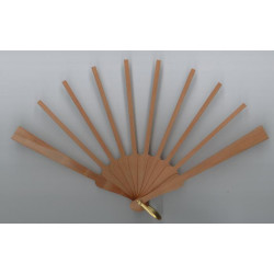 Eventail 5.2 x 16.2 cm poirier lisse