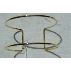 Armature bracelet en métal doré