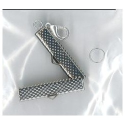 Attaches bracelet valisette 3 cm argenté