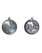 Lot 5 boules 6cm en plexi (à monter)