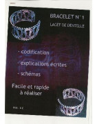 Modèle de Bracelet n°1  Lacet en Dentelle 