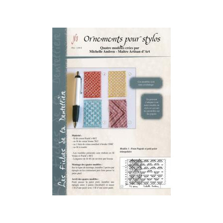 Ornements pour stylo (4 modèles)