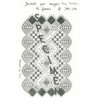Planche Dentelle pour Bougeoir long Torchon