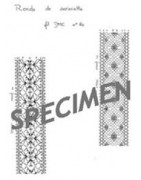 Planche Dentelle pour Rond de Serviette ou règle (modèle à préciser)