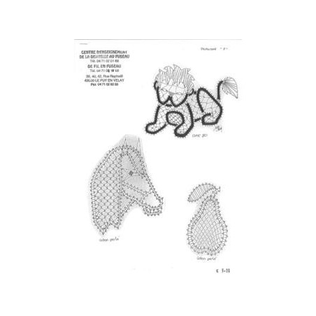 Planche F : lion gémeaux...