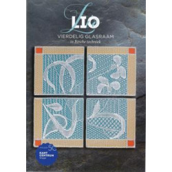 Lio Vierdelig Glasraam in Binche Techniek