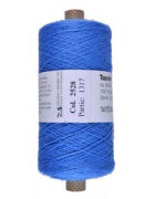 Soie Tussah bleu n°2528