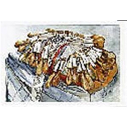 Carte postale PASTRE  aquarelle 