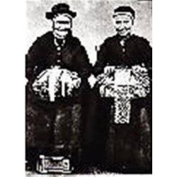 Carte postale PASTRE noire et blanc