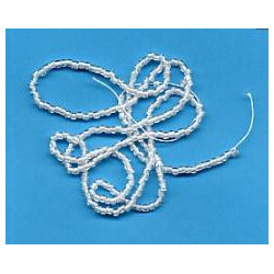 Perles lunéville   Blanc Mat  03050