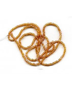 Perles lunéville  ocre 