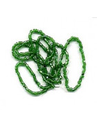 Perles lunéville  vert vif 