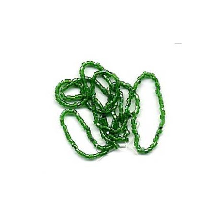 Perles lunéville  vert vif 