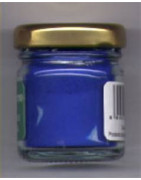 Poudre à poncer bleu pour broderie