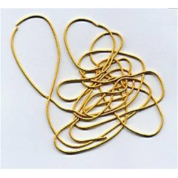 Cannetille or mi-fin verni unie mate n°4 (0.90 mm)