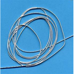 Cannetille argent mi fin verni unie brillante n°4 (0.90 mm)