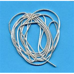 Cannetille argent mi-fin verni frisée brillante n°7 (1.20 mm)