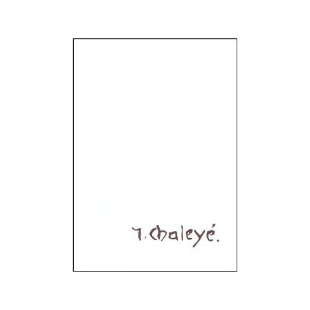 Livret J. Chaleyé