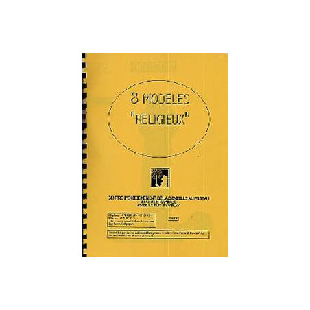 Catalogue 8 modèles religieux