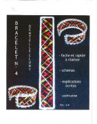 Modèle de Bracelet n°4  Dentelle Cluny point d'Esprit 