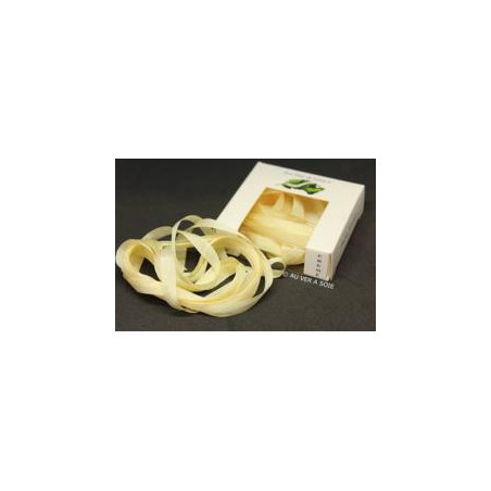 Rubans de soie - 4 mm - 3m - Crème