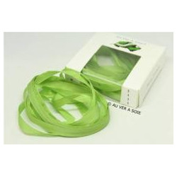 Rubans de soie - 4 mm - 3m - 2132 Vert Oeillet