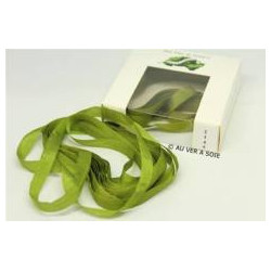 Rubans de soie - 4 mm - 3m - 2145 Vert Olive