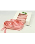 Rubans de soie - 4 mm -3 m - 3021 Rose dragée