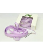 Rubans de soie - 4 mm - 3m - 3333 Parme