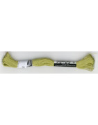 Coton à broder n°25 vert (3348)  - échevette de 32 m