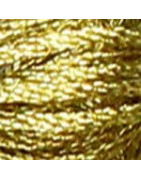 Fil à broder Mouliné Effet Lumière E3821 Or