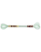 Fil à broder Mouliné Effet Lumière E966 Vert nacré